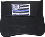 Visor - Black USA Police Memorial