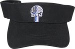 Visor - Police Skull Black