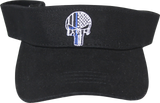 Visor - Police Skull Black