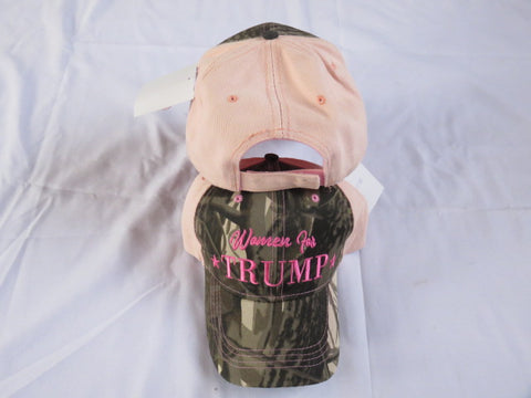 Women For Trump Camo Pink Cap