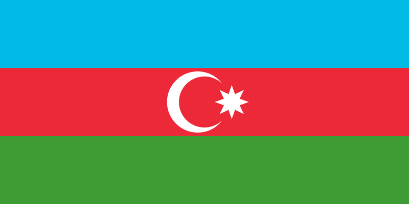 Azerbaijan Flag 100D Rough Tex® (Multiple Sizes)
