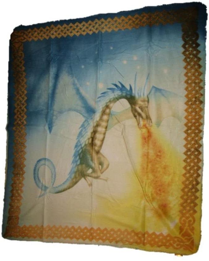 Fire Breathing Dragon Deluxe Polar Fleece Blanket