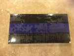 BLUE LINE POLICE BUMPER STICKER PACK OF 50 BUMPER STICKERS MADE IN USA WHOLESALE BY THE PACK OF 50!