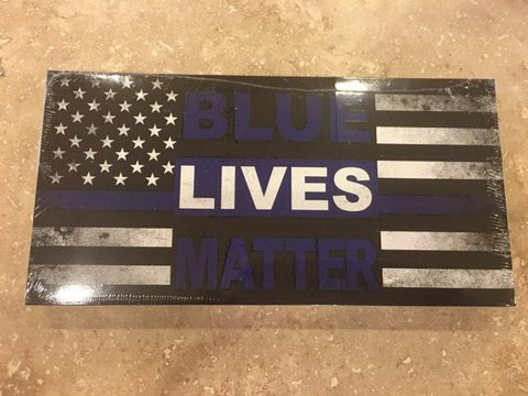 AMERICAN DISTRESS POLICE MEMORIAL BLUE LIVES MATTER POLICE THIN LINE OFFICIAL BUMPER STICKER PACK OF 50 BUMPER STICKERS MADE IN USA WHOLESALE BY THE PACK OF 50!