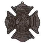 Cast Iron Maltese Cross Fire Fighter Fireman Firefighter Fire Department