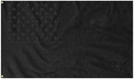 USA Black Embroidered 3'X5' Flag Rough Tex® 600D 2-Ply Nylon