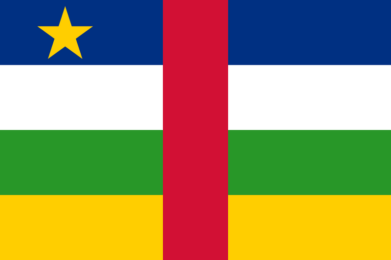 Central African Republic Flag 100D Rough Tex® (Multiple Sizes)