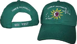 12 CONCH REPUBLIC KEY WEST CAPS TEAL CAPS SOLD BY THE DOZEN