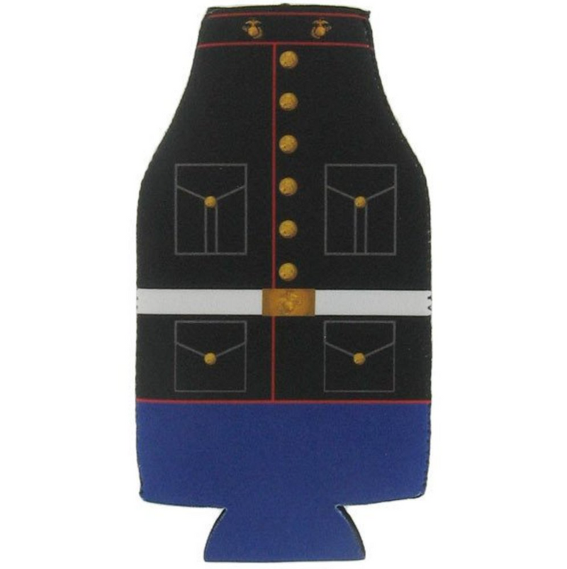 Dress Blues Neoprene Bottle Jacket Drink Koozie Rough Tex®