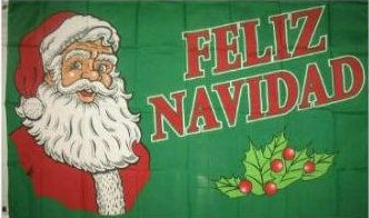 Feliz Navidad 3'X5' Flag ROUGH TEX® 100D