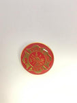 Fire Department Round Lapel Pin