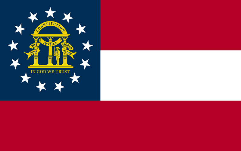 Georgia State Flag 100D Rough Tex® (Multiple Sizes)