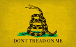 Gadsden Vintage 3'X5' Flag ROUGH TEX® 100D