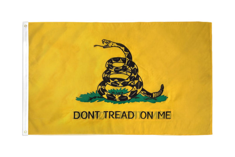 Gadsden (DBL Sided) 4'x6' Flag Nylon 200D