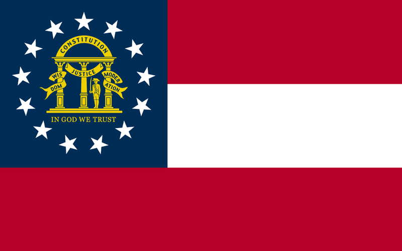 Georgia 3'X5' State Flag ROUGH TEX® 100D