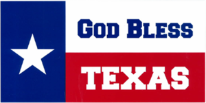 God Bless Texas 3'X5' Flag ROUGH TEX® 100D