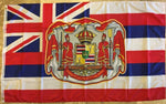 3'X5' HAWAIIAN ROYAL CREST OF HAWAII FLAG 100D ROUGH TEX ®