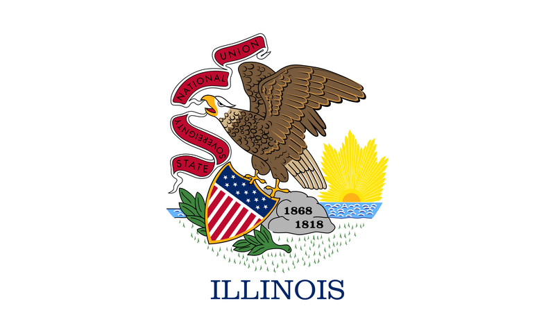 Illinois State Flag 100D Rough Tex® (Multiple Sizes)