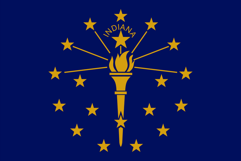 Indiana State Flag 100D Rough Tex® (Multiple Sizes)