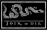 Join Or Die (Black) 3'X5' Flag ROUGH TEX® 100D