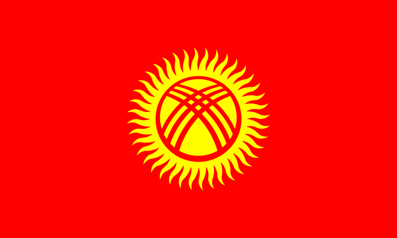 Kyrgyzstan Flag 100D Rough Tex® (Multiple Sizes)