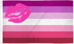 Lesbian Lipstick 3'X5' Flag ROUGH TEX® 100D