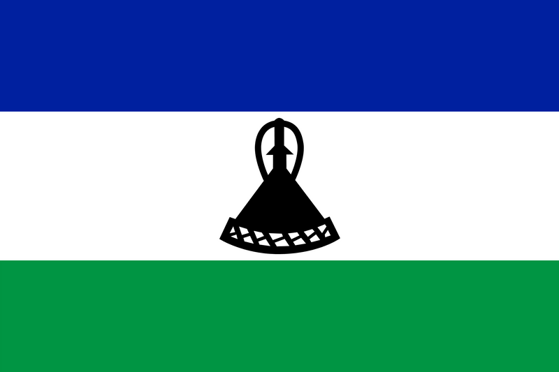 Lesotho Flag 100D Rough Tex® (Multiple Sizes)