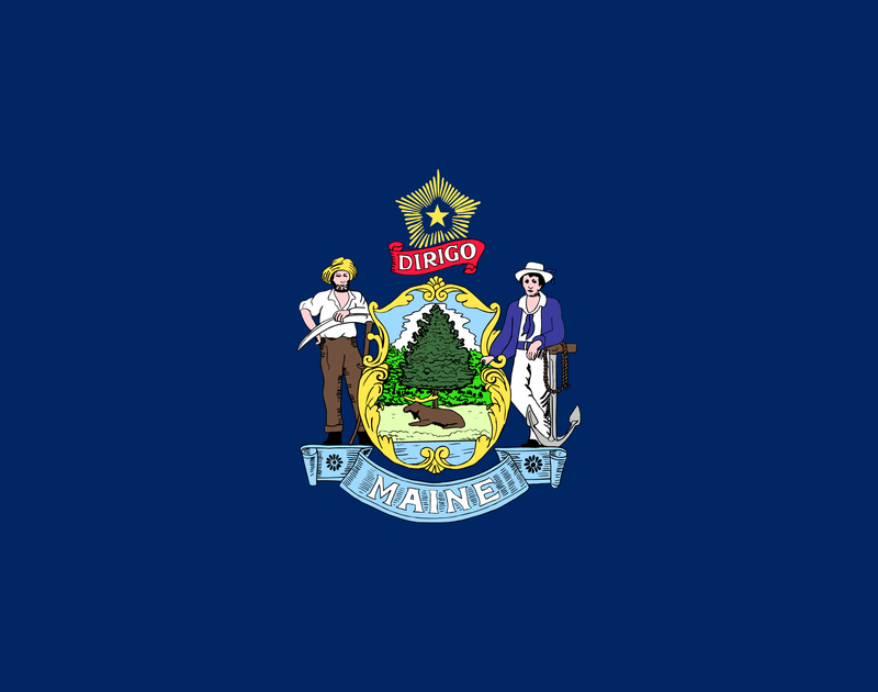 Maine State Flag 100D Rough Tex® (Multiple Sizes)