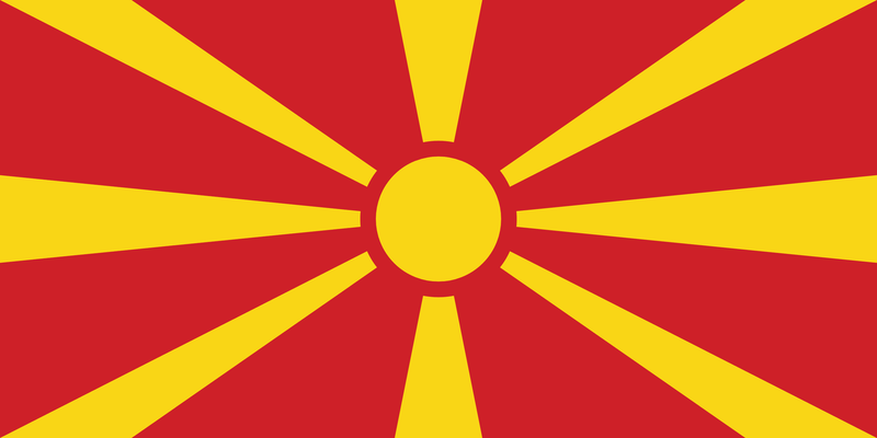 Macedonia Flag 100D Rough Tex® (Multiple Sizes)