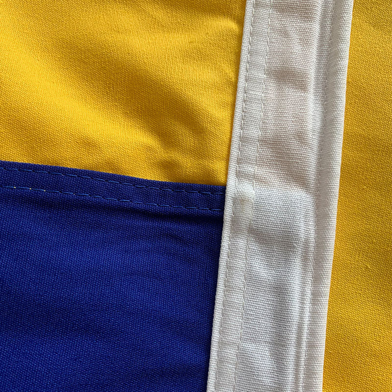 Ukraine Trident Government Flag Sewn Cotton Canvas Bunting 4x6 Feet