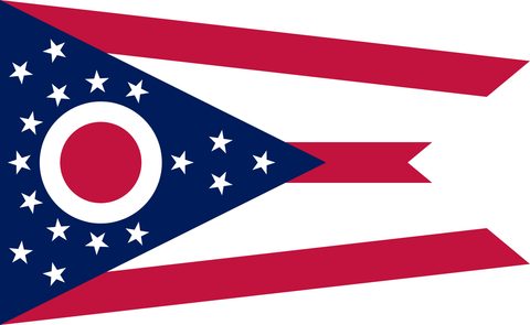 Ohio State Flag 100D Rough Tex® (Multiple Sizes)