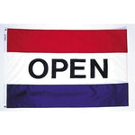 12 Open red white & blue 3'x5' flags FLAGS BY THE DOZEN WHOLESALE PER DESIGN!