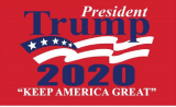 President Trump 2020 KAG Keep America Great Red Rough Tex® 100D 3'X5' Flag