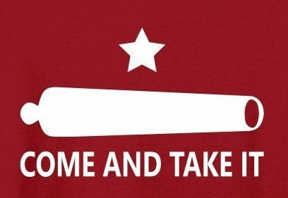 Red Gonzales (Come & Take It) 3'X5' Flag ROUGH TEX® 100D