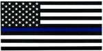 US Police Blue Line BWB - Bumper Sticker