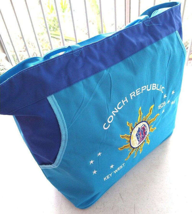 Conch Republic Aqua Beach Bag