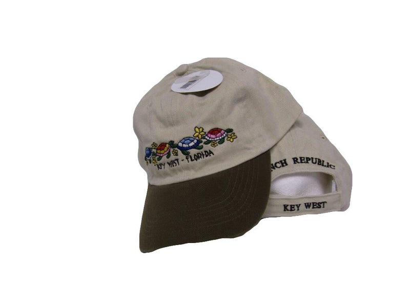 Key West Turtles Khaki Wash  - Cap