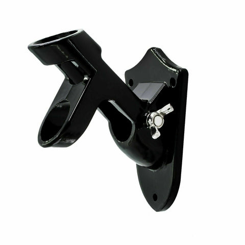 Two Position 1" Inch Flag Pole Bracket Cast Aluminum Black