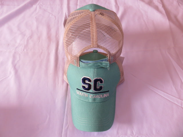 South Carolina Lake Blue Mesh Back Cap SC TRUCKER STYLE