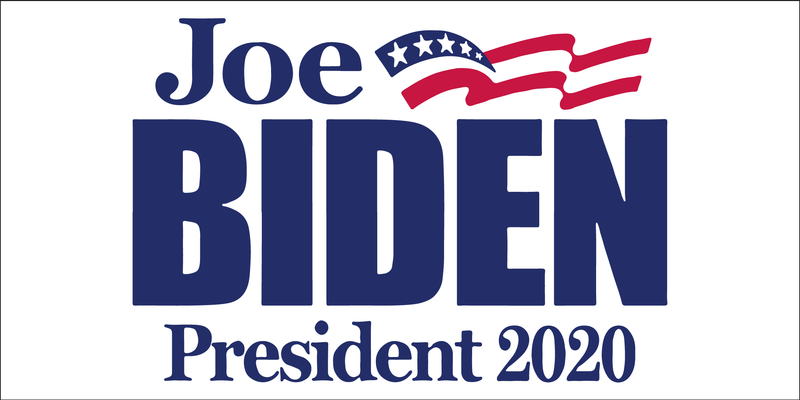 JOE BIDEN PRESIDENT White 2020 Bumper Sticker