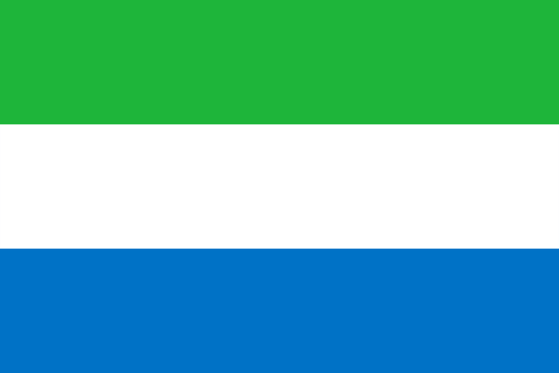 Sierra Leone Flag 100D Rough Tex® (Multiple Sizes)