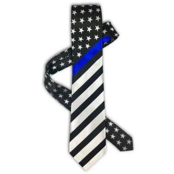 US POLICE MEMORIAL TIE