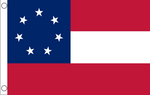 Stars & Bars (7) 4'x6' Flag ROUGH TEX® 100D