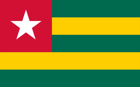 Togo Flag 100D Rough Tex® (Multiple Sizes)