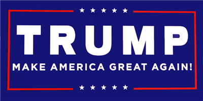 TRUMP II pack of 50 bumper stickers