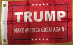 TRUMP IV OFFICIAL  FLAG DOUBLE SIDED BOAT FLAG MAGA 12"X18"