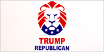 TRUMP REPUBLICAN Pack of 50 bumper stickers