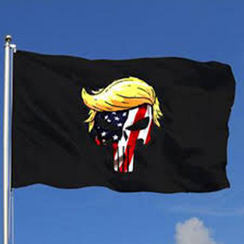 Trump Punisher Stars And Stripes 3'X5' Flag Rough Tex® 100D