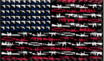 USA Guns (Black) 3'X5' Flag ROUGH TEX® 100D