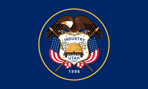 Utah State Flag 100D Rough Tex® (Multiple Sizes)